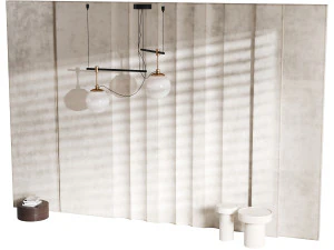 Dekoratives Wandpaneel 38 3D Modell