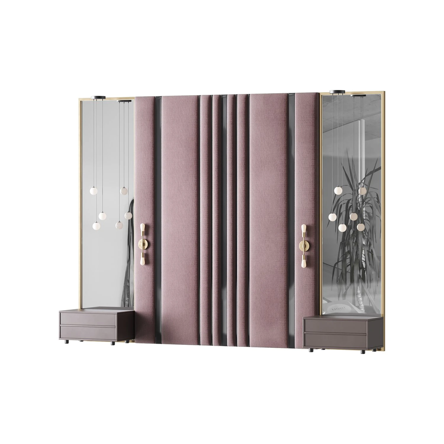 Decorative Wall panel 43 3D Model .c4d .max .obj .3ds .fbx .stl .blend 