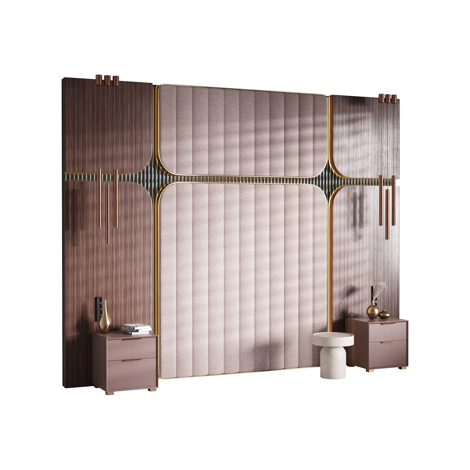 Decorative Wall panel 44 3D Model .c4d .max .obj .3ds .fbx .stl .blend 