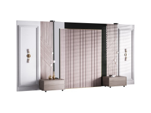Decorative Wall panel 45 3D 模型