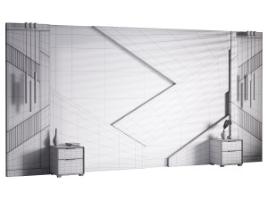 Decorative Wall panel 46 Model 3D