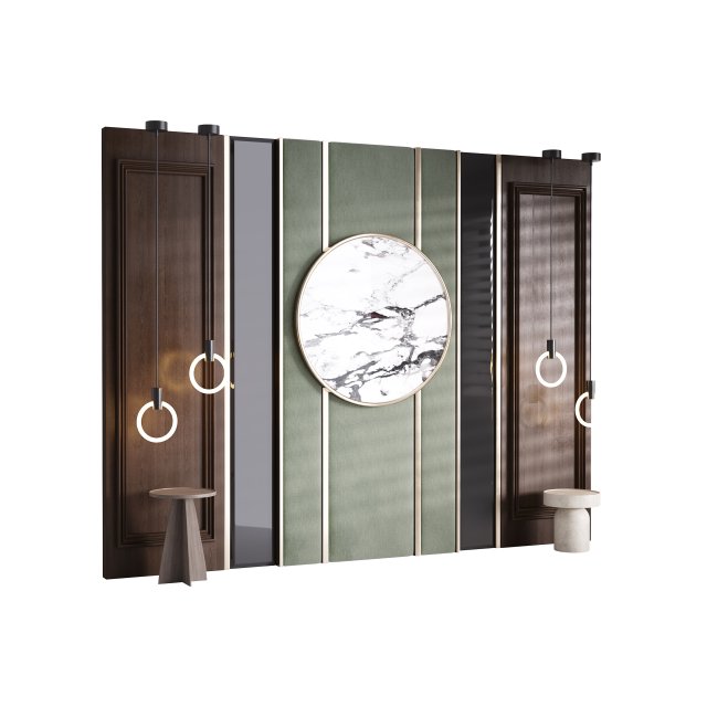 Decorative Wall panel 47 Modelo 3D .c4d .max .obj .3ds .fbx .stl .blend 