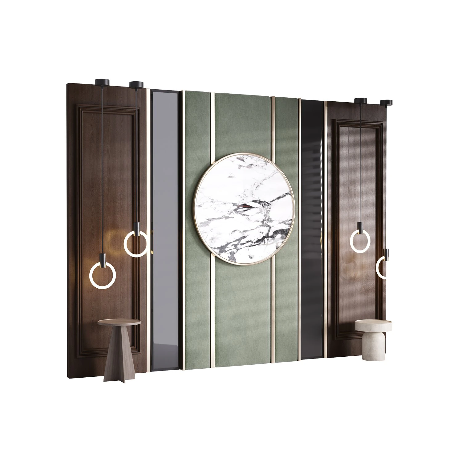 Decorative Wall panel 47 3D Model .c4d .max .obj .3ds .fbx .stl .blend 