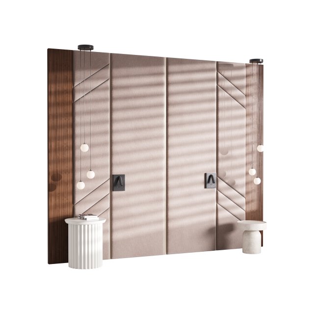 Decorative Wall panel 50 3Dモデル .c4d .max .obj .3ds .fbx .stl .blend 