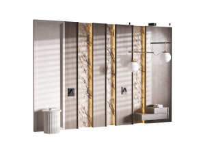 Decorative Wall panel 52 Model 3D