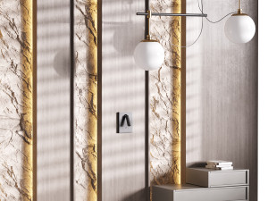 Decorative Wall panel 52 3D 模型