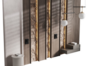 Decorative Wall panel 52 3D 模型