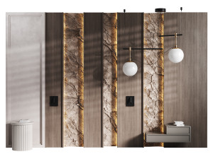 Decorative Wall panel 52 3D 模型