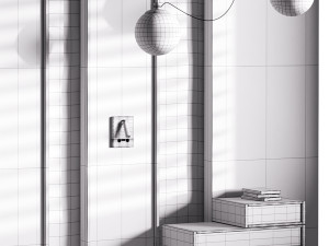 Decorative Wall panel 52 3D 模型