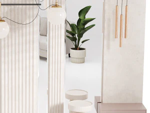 장식적인 벽 패널 56 3D 모델