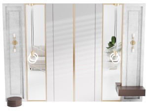 Decorative Wall panel 57 3D 模型