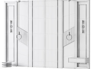 Decorative Wall panel 57 3D 模型