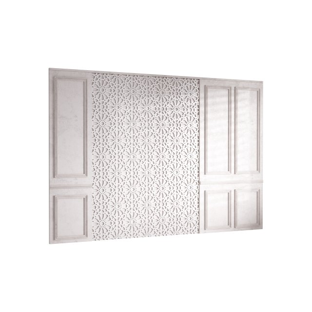 Decorative Wall panel 59 Modèle 3D .c4d .max .obj .3ds .fbx .stl .blend 