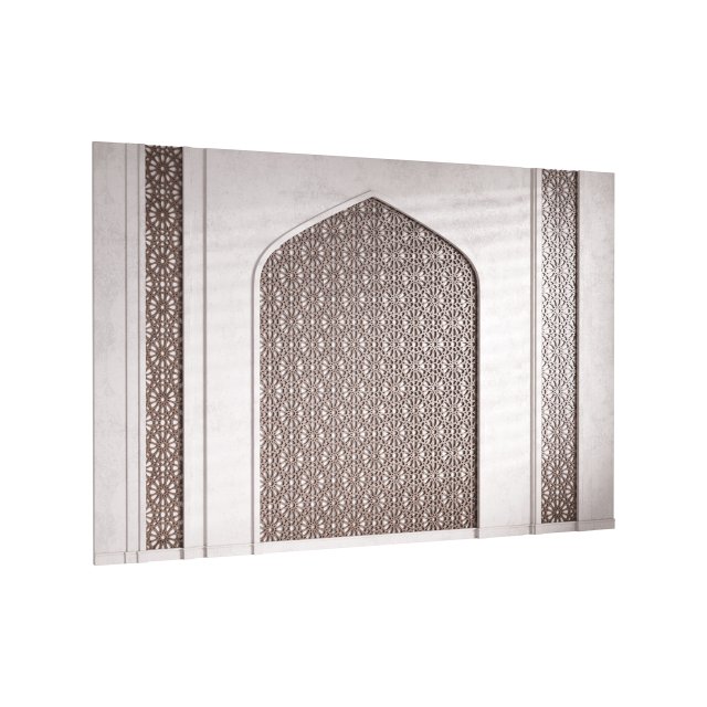 Decorative Wall panel 60 3D मॉडल .c4d .max .obj .3ds .fbx .stl .blend