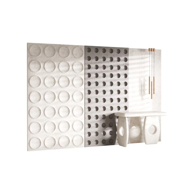 Dekoratives Wandpaneel 62 3D Modell .c4d .max .obj .3ds .fbx .stl .blend 