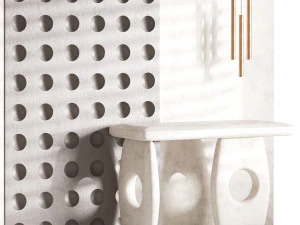 Dekoratives Wandpaneel 62 3D Modell