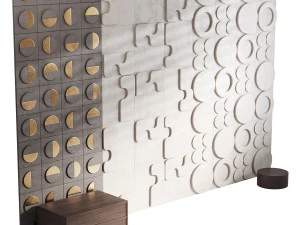 Painel decorativo de parede 64 Modelo 3D