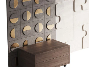 Painel decorativo de parede 64 Modelo 3D