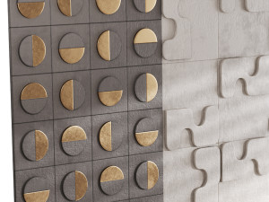 Decorative Wall panel 64 3D Modell