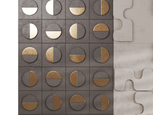 Decorative Wall panel 64 3D Modell