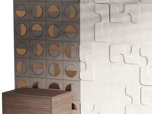 Decorative Wall panel 64 3D Modell