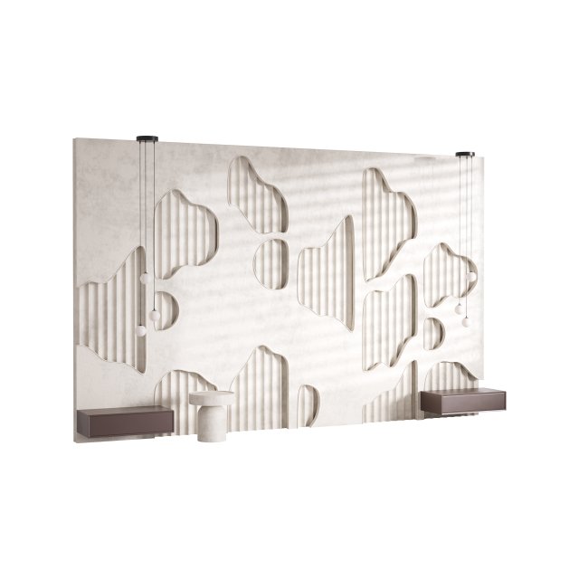 Decorative Wall panel 65 Modello 3D .c4d .max .obj .3ds .fbx .stl .blend 