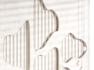 सजावटी दीवार पैनल 65 3D मॉडल