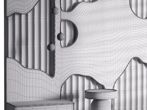 सजावटी दीवार पैनल 65 3D मॉडल