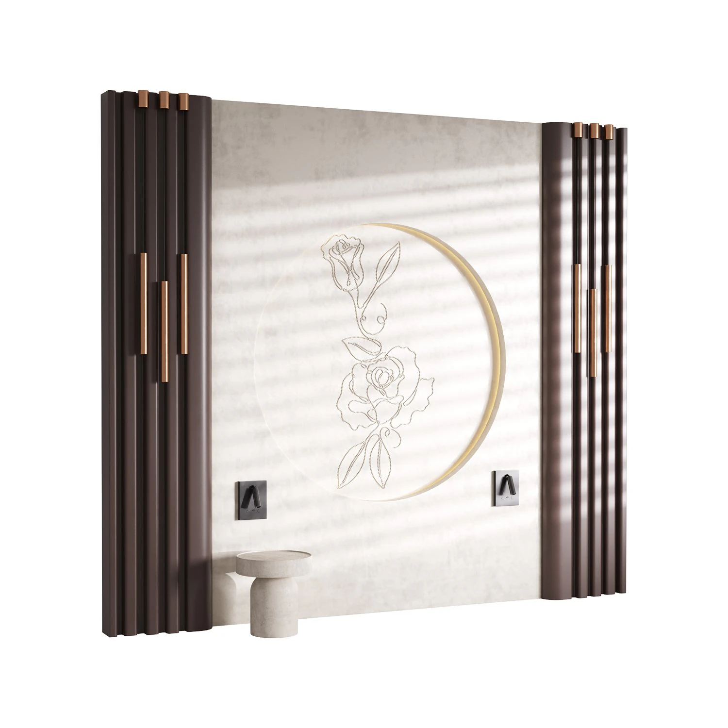 装飾壁パネル 66 3Dモデル .c4d .max .obj .3ds .fbx .stl .blend 