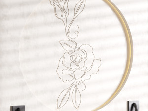 Decorative Wall panel 66 Model 3D
