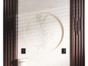 Decorative Wall panel 66 Model 3D