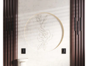 装飾壁パネル 66 3Dモデル