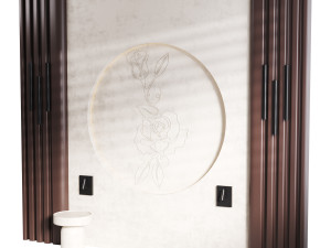 Decorative Wall panel 66 Model 3D