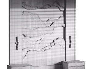 Decorative Wall panel 68 3D Model