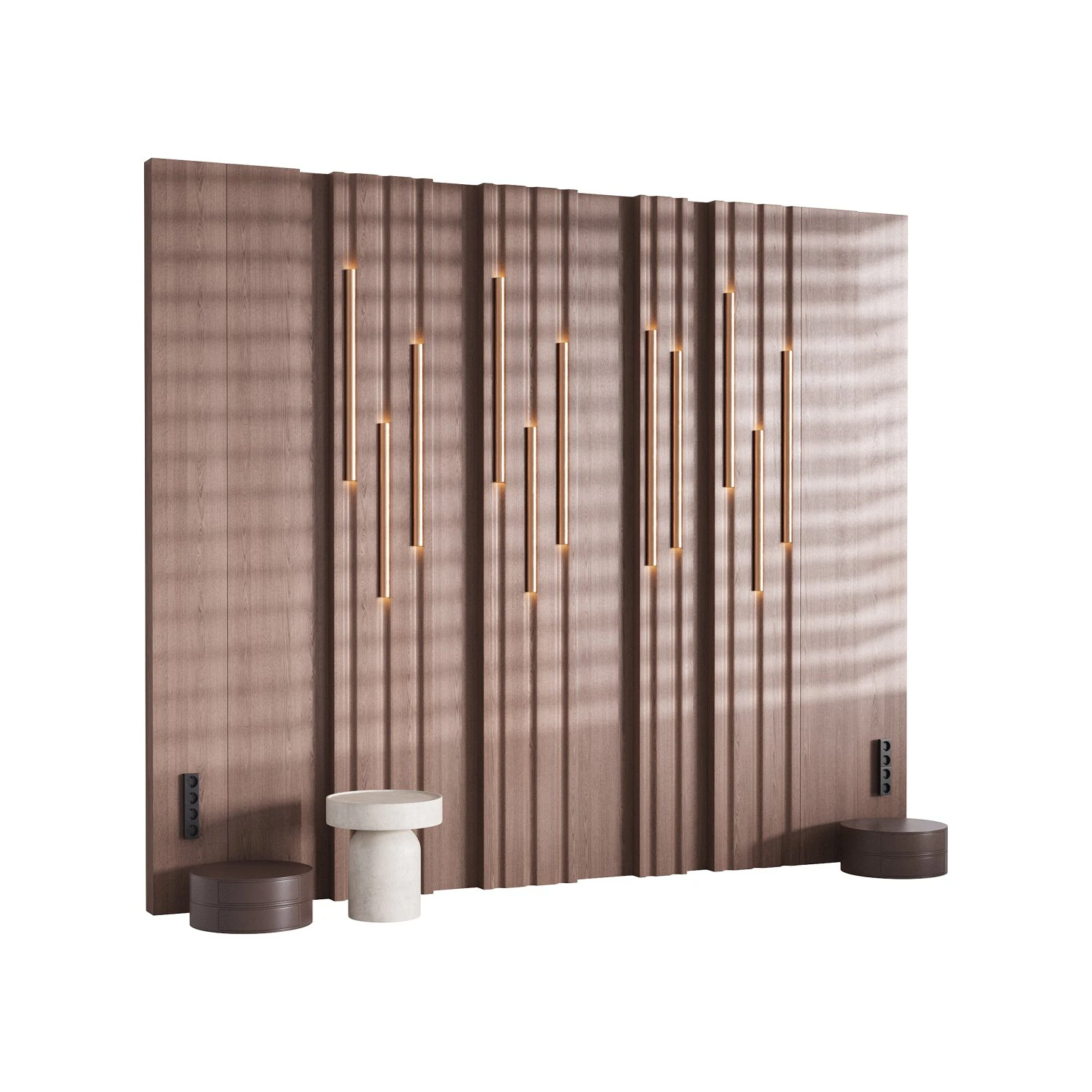 Decorative Wall panel 69 3D Model .c4d .max .obj .3ds .fbx .stl .blend 