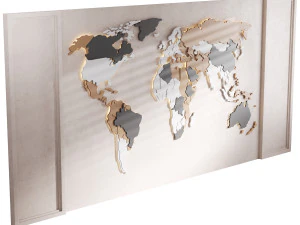 Decorative Wall panel 73 3D Model