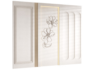 Decorative Wall panel 74 3D 模型