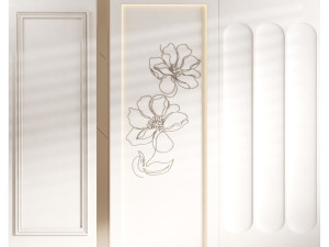 Decorative Wall panel 74 3Dモデル