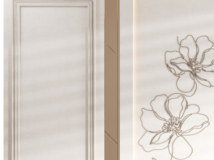 Decorative Wall panel 74 3Dモデル