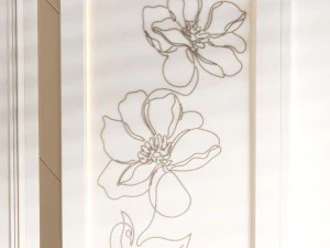 Painel decorativo de parede 74 Modelo 3D