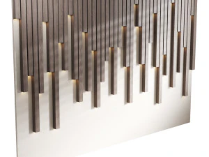 Pannello murale decorativo 75 Modello 3D