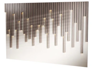 Pannello murale decorativo 75 Modello 3D