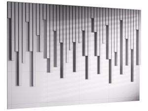 Decorative Wall panel 75 3D 模型