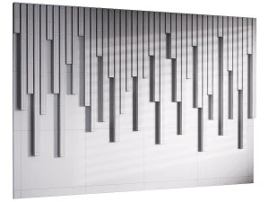 Pannello murale decorativo 75 Modello 3D