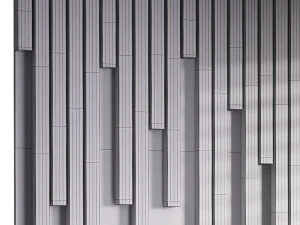 Pannello murale decorativo 75 Modello 3D