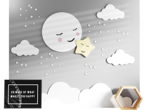 Decorative wall panel for children 02 3Dモデル