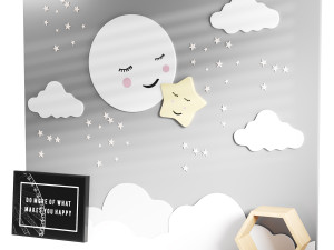 Decorative wall panel for children 02 3Dモデル