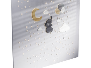 Decorative wall panel for children 3D Модель