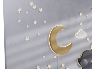 Decorative wall panel for children 3D Модель