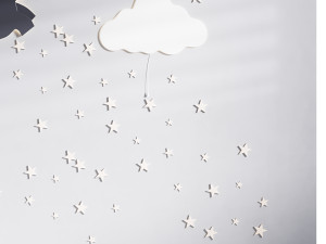 Decorative wall panel for children 3D Модель